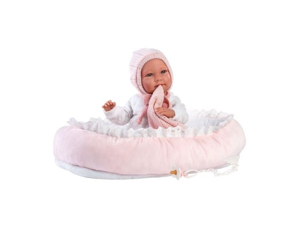Llorens 17488 dukke baby Mimi 42 cm sprinkelseng