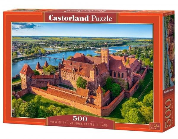 Castorland puslespill 500 brikker Utsikt over Malbork slott CASTOR