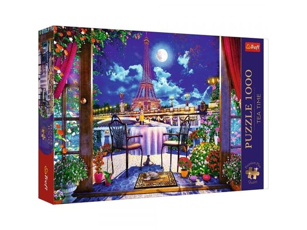 Trefl Puzzle 1000 elementtiä Premium Plus Pariisi kuunvalossa