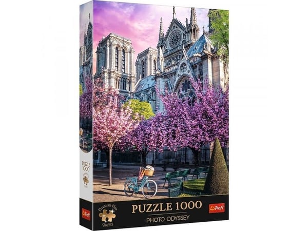Trefl Puzzle 1000 elementtiä Premium Plus Quality Notre-Damen katedraali, Pariisi, Pariisi
