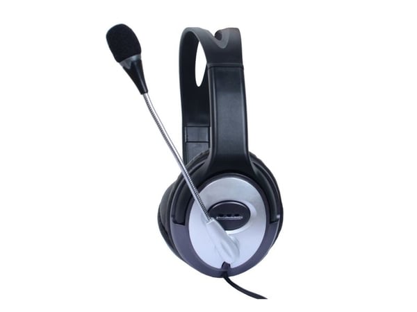 TECHly ICC SH-555TY - Hodesett - on-ear - kablet - 3,5 mm jakk - svart