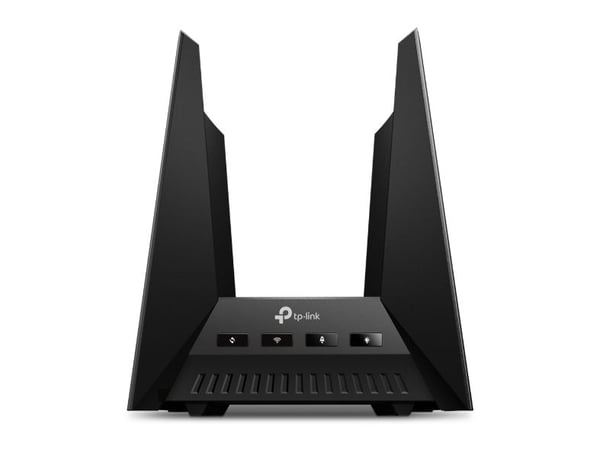 TP-Link Archer GE800, Wi-Fi 7 (802.11be), Tre-båndsfrekvens (2,4 GHz / 5 GHz / 6 GHz), Ethernet/bredbåndsforbindelse, Svart, Frittstående router