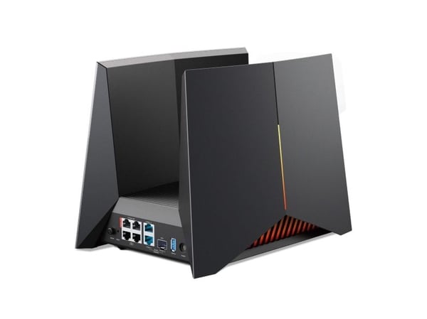TP-Link Archer GE800, Wi-Fi 7 (802.11be), Tre-båndsfrekvens (2,4 GHz / 5 GHz / 6 GHz), Ethernet/bredbåndsforbindelse, Svart, Frittstående router