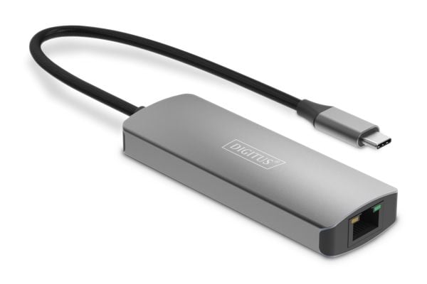 Digitus DS-55343, AV-lähetin ja -vastaanotin, 30 m, Langallinen, musta, HDCP