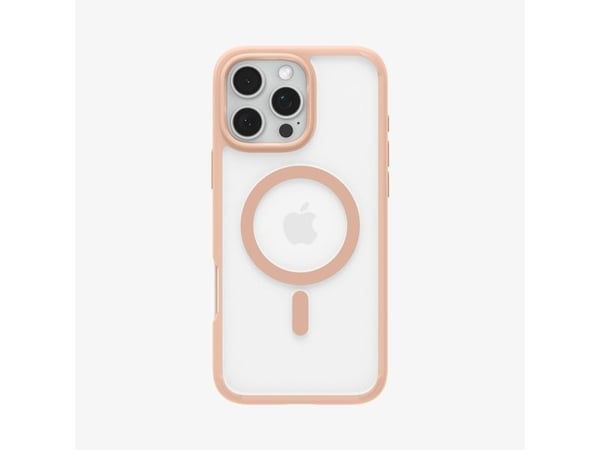 Spigen Ultra Hybrid (MagFit), Mobilskal, Apple, iPhone 16 Pro Max, 17,5 cm (6.9"), Rosa, Transparent