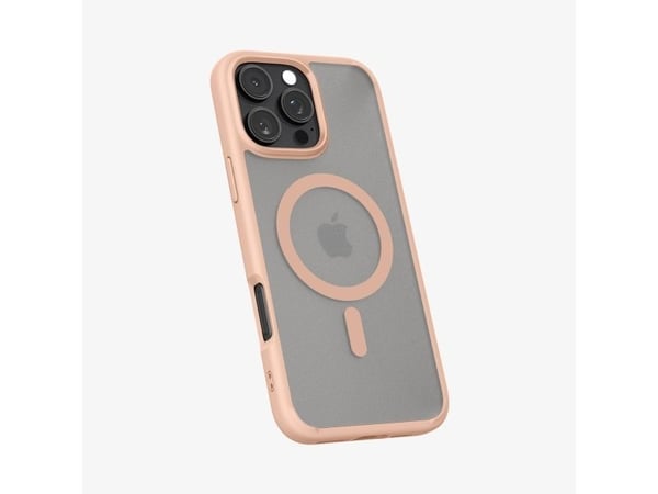 Spigen Ultra Hybrid (MagFit), Suojus, Apple, iPhone 16 Pro, 16 cm (6.3"), Ruusu, Läpinäkyvä