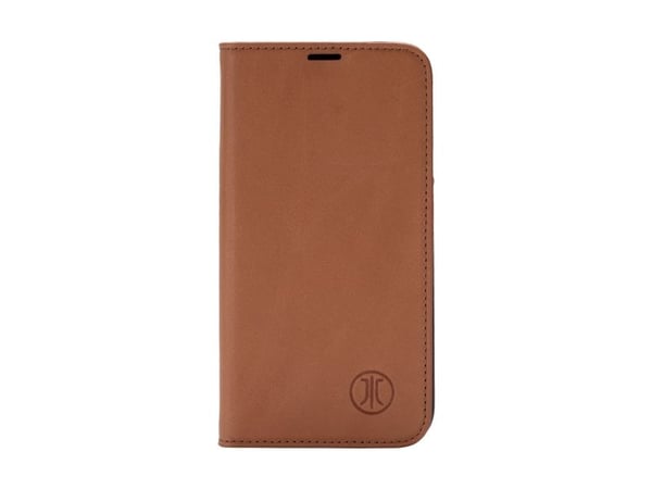 JT BERLIN BookCase Tegel, Folio-kotelo, Apple, iPhone 16, 17 cm (6.7"), Konjakinvärinen