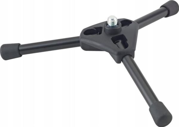 König & Meyer 23110-316-55, Stasjonært mikrofonstativ, Tripod-base, Sort, Stål, Plast, 3/8"