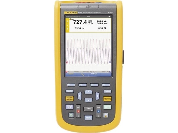 Fluke 124B/EU, Bærbar, 40 MHz, 5 mV, 8,75 ns, TFT, 14,5 cm (5.7")