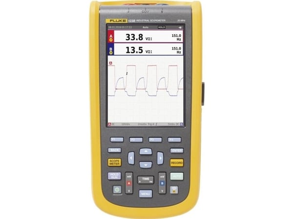 Fluke 123B/EU, Bærbar, 20 MHz, 5 mV, 17,5 ns, TFT, 14,5 cm (5.7")