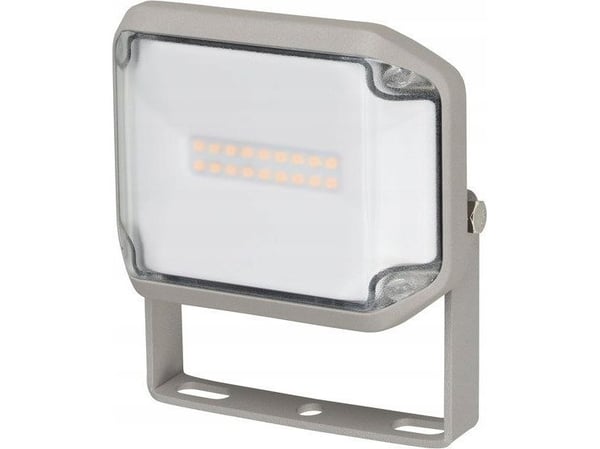 Brennenstuhl AL 1050 - Flomlys - LED - 10 W - klasse E - varmt hvitt lys - 3000 K - flat - grå
