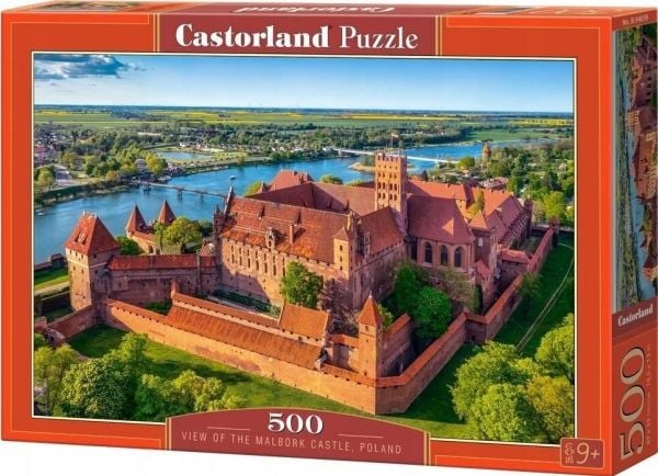 Castorland puslespill 500 brikker Utsikt over Malbork slott CASTOR
