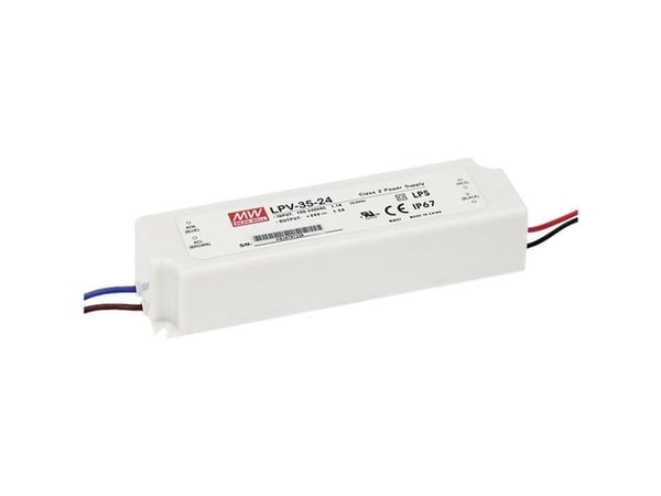 Mean Well LPV-35-24 - LPV-35 Series - LED-driver - 36 watt - 1.5 A
