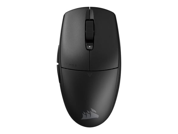 CORSAIR Gaming M55 WIRELESS - Mus - lettvekts - optisk - 6 knapper - trådløs - Bluetooth, 2.4 GHz