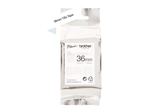 Brother TZe-CL6 - Rull (3,56 cm x 8 m) 1 kassett(er) rensebånd - for P-Touch PT-3600, 530, 550, 9200, 9400, 9500, 9600, 9800, D800; P-Touch Cube Pr...