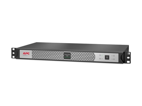 APC Smart-UPS SC SCL500RMI1UNC - UPS (kan monteres i rack) - AC 230 V - 400 watt - 500 VA - Ethernet 10/100, USB - utgangskontakter: 4 - 1U - svart...