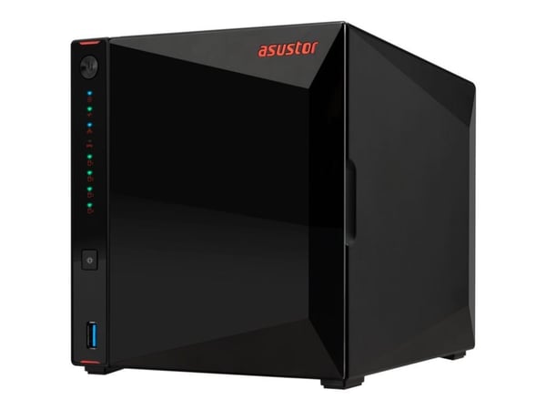 ASUSTOR Nimbustor 4 Gen 2 AS5404T - NAS-server - SATA 6Gb/s - RAID 0, 1, 5, 6, 10, JBOD - RAM 4 GB - 2.5 Gigabit Ethernet - iSCSI støtte