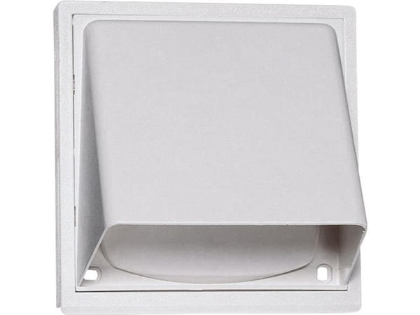 Wallair N34810 utsugningskåpa med backventil i plast (för rördiameter 12,5 cm)
