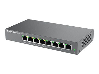 Grandstream Networks GWN7711P, Hallittu, L2, Gigabit Ethernet (10/100/1000), Power over Ethernet -tuki, Työpöytä-/seinäkiinnitys