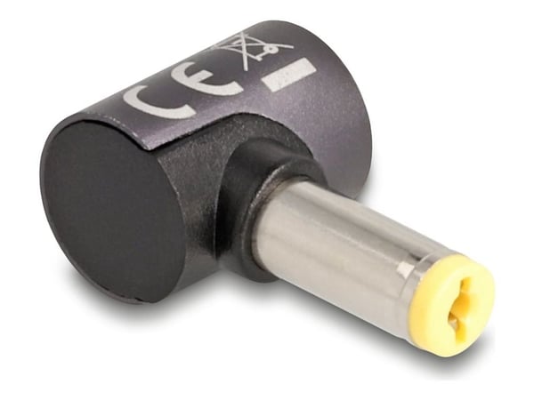 Delock - Strømkoblingsadapter - 5,5 x 1,7 mm DC-jakk (hann) til 8-stiftskontakt magnetisk - 20 V - 3 A - antrasitt