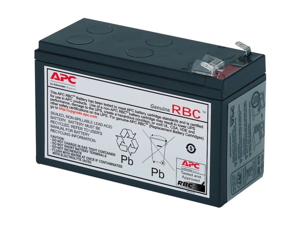 APC - UPS-batteri - blysyre - 7 Ah - svart - for P/N: CP24U12NA3-F4, CP24U12NA3-F5, CP27U13AZ3-F, CP27U13NA3-G, CP27U13NA3-S, CP27U13SC3-F