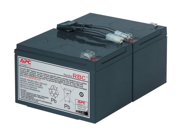 APC Replacement Battery Cartridge #6 - UPS-batteri - 1 x batteri - blysyre - svart - for P/N: SMC1500IC, SMT1000CUS, SMT1000I-AR, SMT1000IC, SUA100...