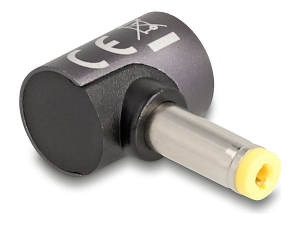 Delock - Strømkoblingsadapter - 4,8 x 1,7 mm DC-jakk (hann) til 8-stiftskontakt magnetisk - 20 V - 3 A - antrasitt Delock - Strømkoblingsadapter - 4,8 x 1,7 mm DC-jakk (hann) til 8-stiftskontakt magnetisk - 20 V - 3 A - antrasitt