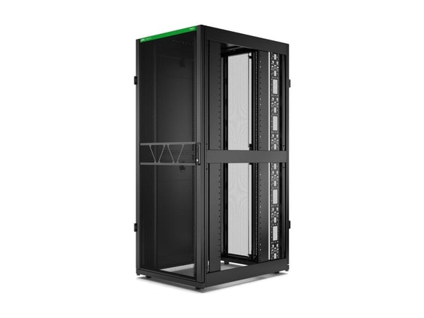 APC NetShelter SX Gen 2 - Rack skap - 1991 H x 800W x 1070D mm, med sider - står på gulv - svart - 42U - 19" - TAA-samsvar - for P/N: SMT1000RM1U, ...
