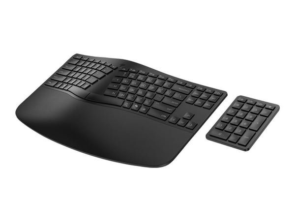 HP 965 - Sett med tastatur og tastegruppe - kompakt størrelse, 2-soners oppsett, separat numerisk tastatur, lav profil tastetrykk, fler-enhet - trå...