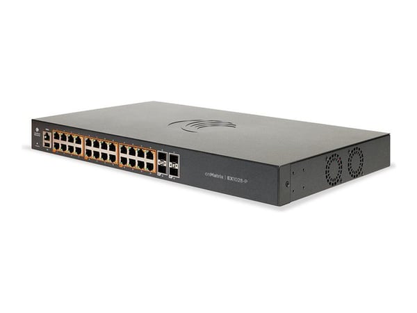 Cambium Networks EX1028-P, Hallittu, L2/L3, Gigabit Ethernet (10/100/1000), Power over Ethernet -tuki, Telineasennus, 1U