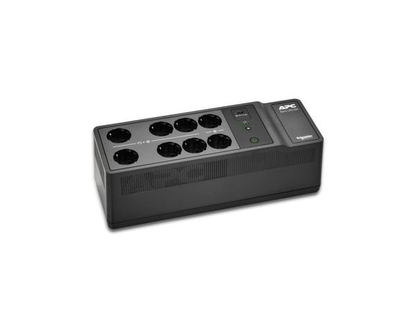 APC Back-UPS BE Series BE500G2 - UPS (vegg- / overflatemonterbar) - USB Type A - AC 230 V - 300 watt - 500 VA - 9 Ah - utgangskontakter: 8 - Italia...