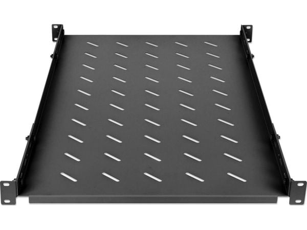 Intellinet 714716, Rackhylle, Stål, Svart, 3,2 kg