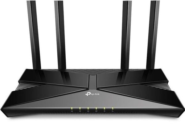 TP-Link XX230V, Wi-Fi 6 (802.11ax), Dual-band (2,4 GHz / 5 GHz), Nätverksansluten (Ethernet), Svart, Bordsrouter
