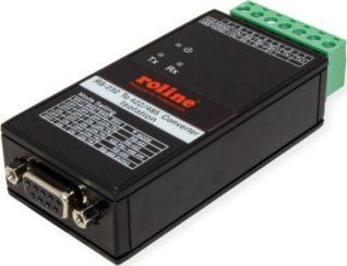 ROLINE Converter RS232 to RS422/485, with Isolation, for DIN Rail, Sort