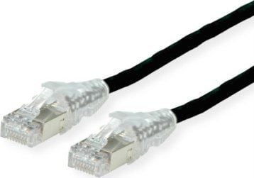 DTWYLER patchkabel Cat.6A (Class EA) S/FTP, CU 7702 flex LSOH, AMP v2, svart, 2 m DTWYLER patchkabel Cat.6A (Class EA) S/FTP, CU 7702 flex LSOH, AMP v2, svart, 2 m