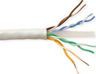 ROLINE UTP Cat.6 100m, 100 m, Cat6, U/UTP (UTP), Harmaa