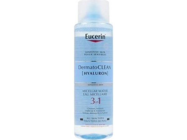 Eucerin DermatoClean Hyaluron 3-i-1 micellært rensevann 400 ml