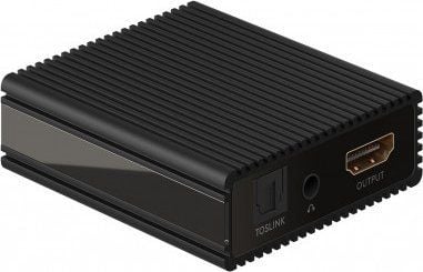 Goobay 58477, Sort, HDMI, Toslink, Hunkjønn, Hankjønn, 60,5 mm