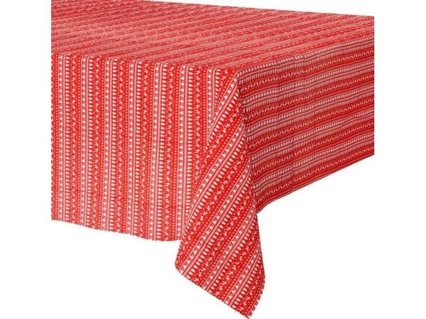 Excellent Houseware julebordsduk rektangulær rød 130x180 cm
