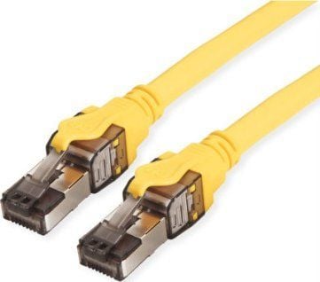 ROLINE 21.15.1861, 1 m, Cat8.1, S/FTP (S-STP), RJ-45, RJ-45, Gult