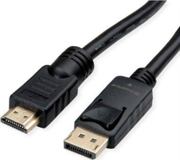 ROLINE 11.04.5777, 10 m, HDMI-tyyppi A (vakio), DisplayPort, Uros, Uros, Suora