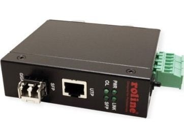 ROLINE Industrial Converter RJ-45, LWL 1000SX/LC, 1000 Mbit/s, 1000 Mbit/s