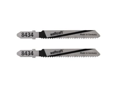 wolfcraft GmbH 4006885843400, Stikksagblad, Aluminium, Stål, High Carbon Steel (HCS), Rustfritt stål, 2 mm, 2 stk
