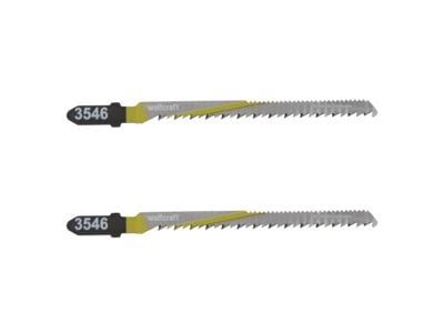wolfcraft GmbH 4006885354609, Stikksagblad, Parkett, Plast, Mykt tre, Tre, High Carbon Steel (HCS), Rustfritt stål, 4 cm, 10 cm
