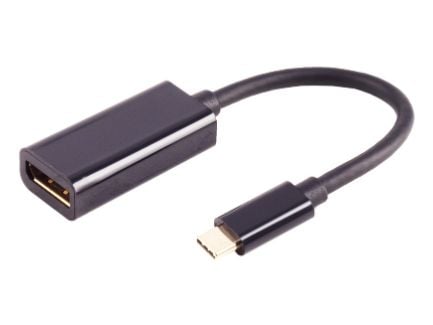 shiverpeaks ®-BASIC-S- sovitin, USB type C uros Displayport naaras, 8K60Hz, musta (BS14-05061)