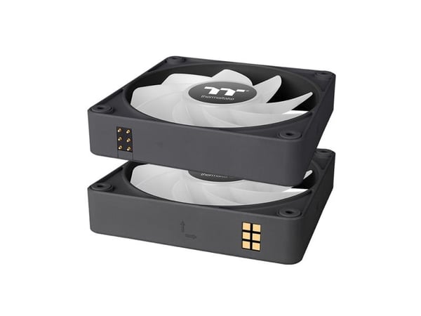 Thermaltake CT140 EX Reverse ARGB Sync - Insert tuulettimella - 140 mm - musta (3 kpl)