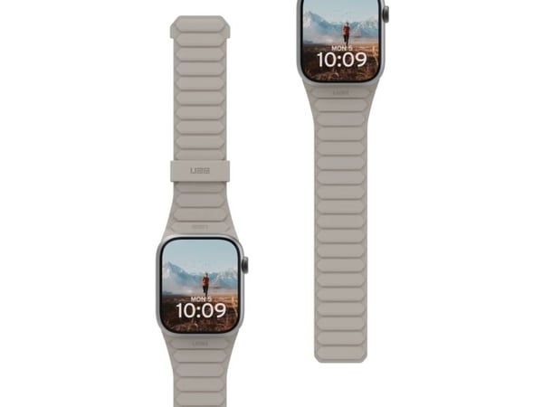 Urban Armor Gear 194161114036, Klokkereim, Apple, Watch Series 1-3 42mm, Series 4-6 & SE 44mm, Series 7-9 45mm, Ultra 1-2 49mm, Silikon, 45/44/42mm