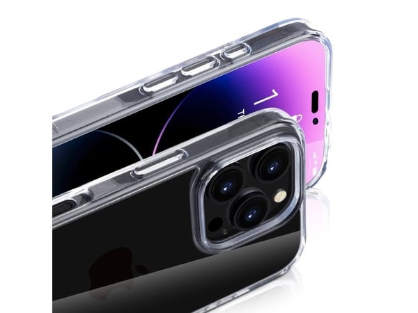 nevox StyleShell SHOCKFlex, Rund (shell case), Apple, iPhone 16 Pro Max, 17,5 cm (6.9"), Gjennomsiktig