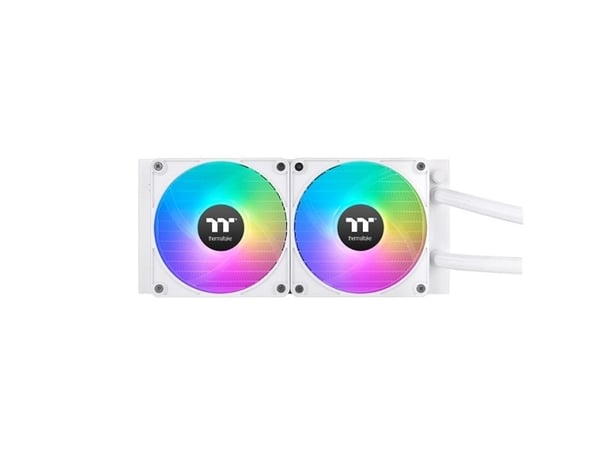Thermaltake TH280 V2 Ultra EX ARGB, Alt-i-ett væskekjøler, 14 cm, 500 RPM, 2000 RPM, Hvit