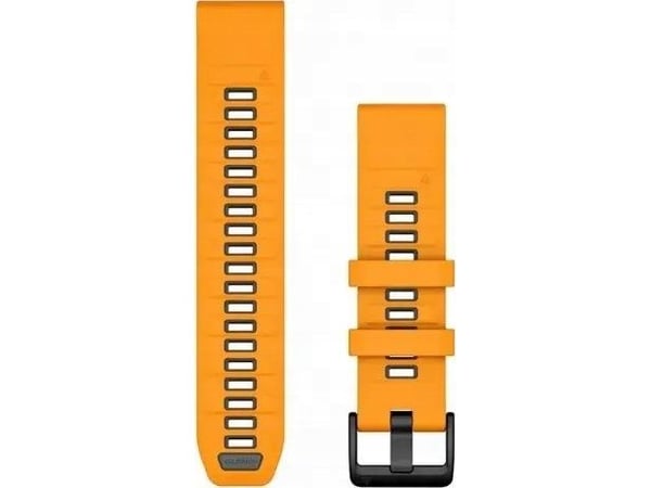 Garmin QuickFit, Band, Smartklokke, Grafitt, Oransje, Garmin, Approach S60, Approach S62, Approach S70 - 47 mm, D2 Delta, D2 Mach 1, Descent G1, De...